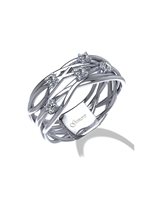 Anillo Gemoro Mujer in Oro blanco Diamante AB1070BIA - AB1070BIA
